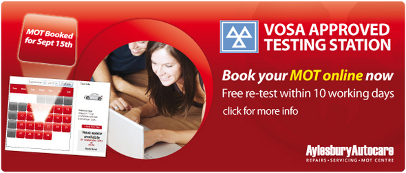 Click to Book your MOT online today!
